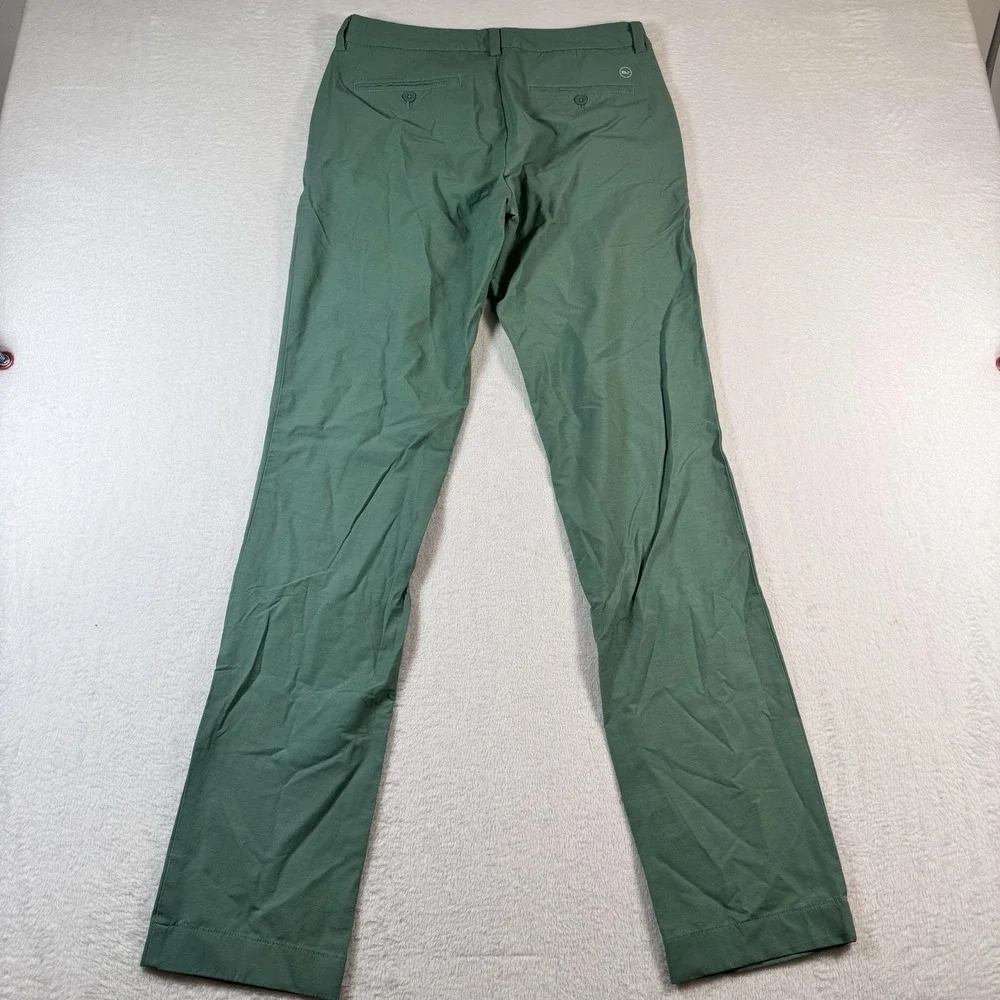 Vineyard Vines Jim Nantz Pants Mens 30x34 Green Stretch Chino Golf Casual